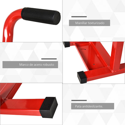 Adjustable Height Lifting Platform 27.5-39.5 cm Motorcycle Lift with Crank Non-Slip Base Lifting Stand 150 kg Load for Motorcycle Repair Workshop Garage