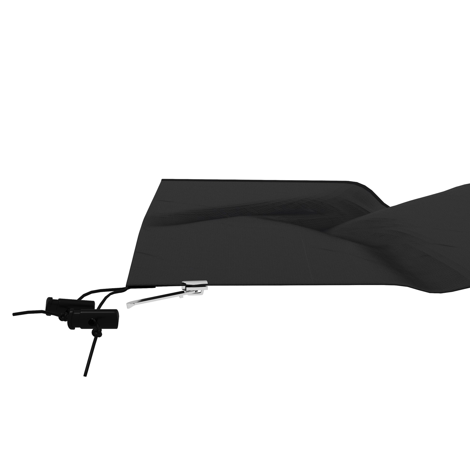 Garden Umbrella Cover Waterproof Oxford 420D Parasol Cover with Zipper for Outdoor Garden 178x25/35 cm Black