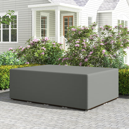 Garden Furniture Cover — Waterproof, Windproof & UV-Resistant 600D Oxford Fabric for Outdoor Table & Chairs, Gray