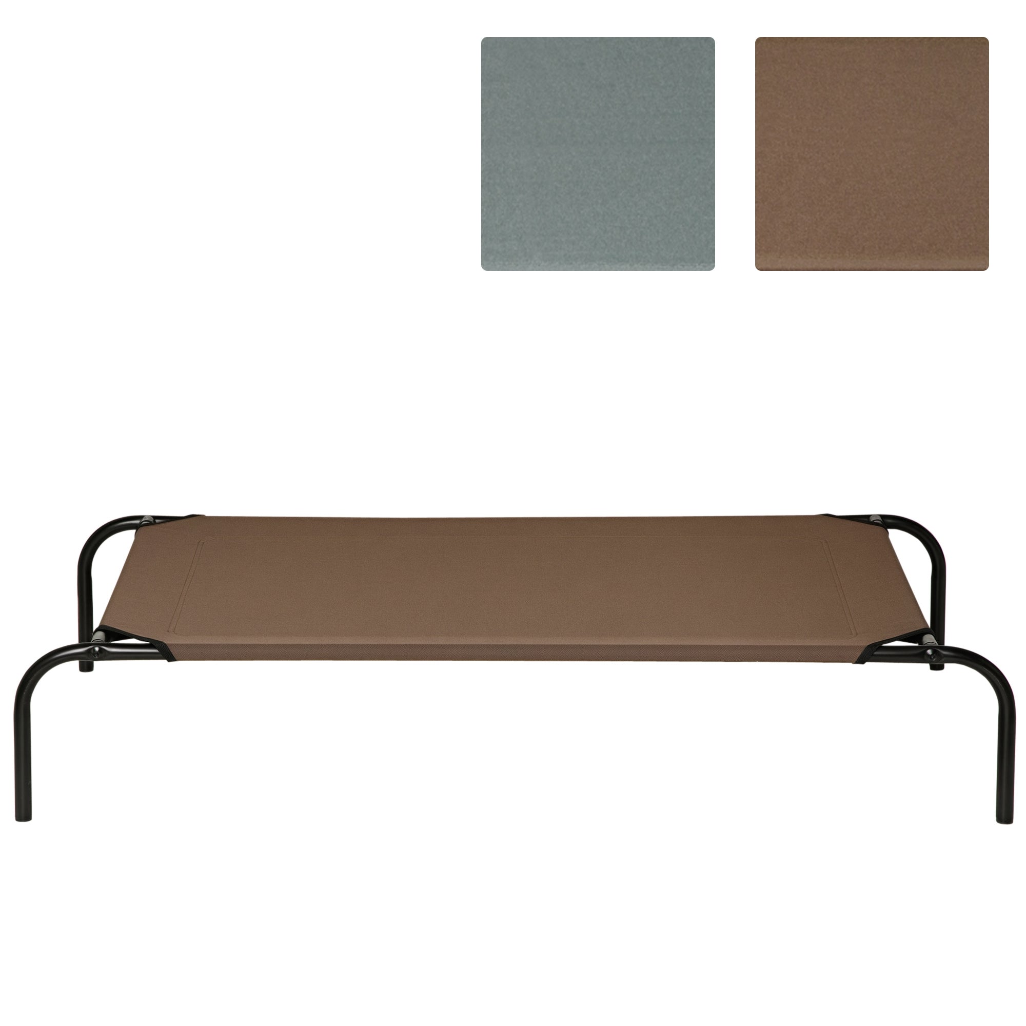 Dog Bed Outdoor Dog Lounger Cat Bed Pet Bed Sleeping Place with Replacement Cover 110 x 68 x 20 cm