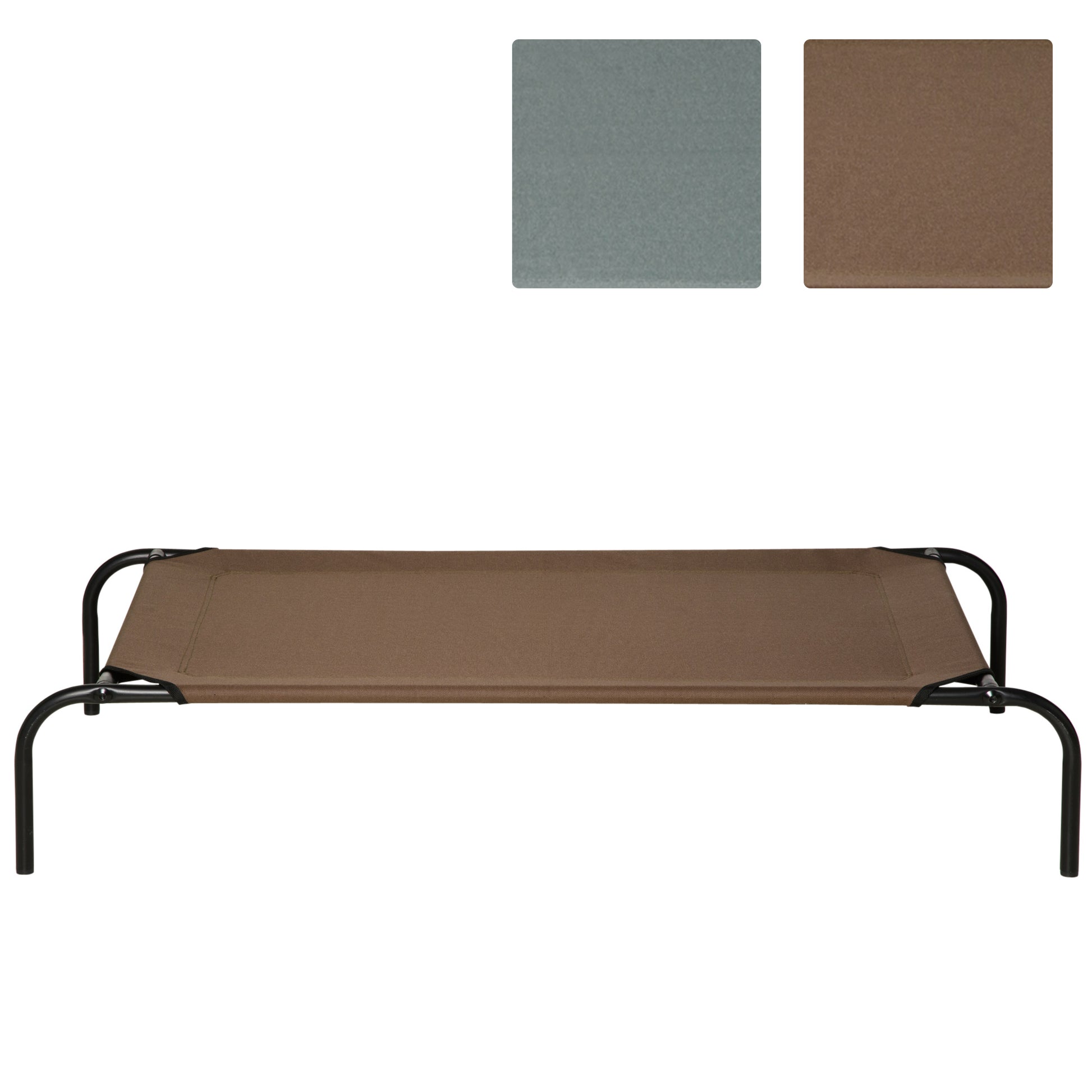 Dog Bed Outdoor Dog Lounger Cat Bed Pet Bed Sleeping Place with Replacement Cover 110 x 68 x 20 cm