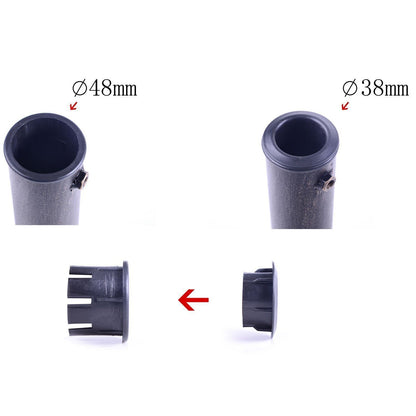 Garden Umbrella Base Net Weight 19 kg Parasol Stand Suitable for 38mm/48mm Mast Resin for Outdoor Terrace Patio Ø54.5x34 cm Bronze