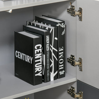 Multipurpose Cabinet with Drawers and Doors in Wood, Furniture for Living Room, Bedroom, Office