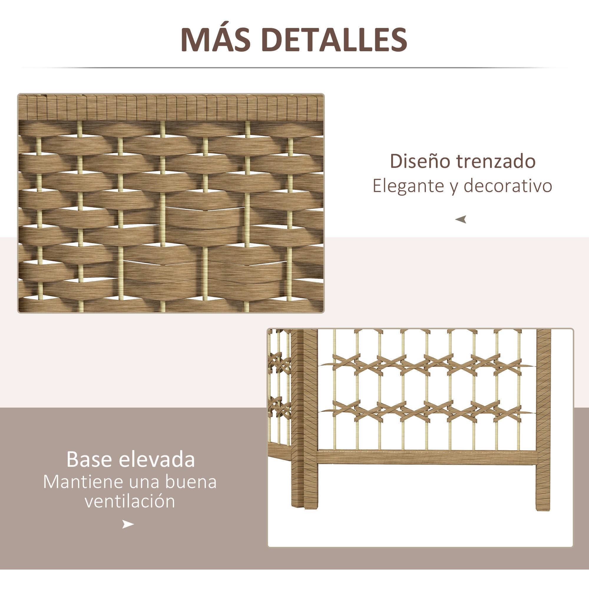 4-Panel Room Divider 160x170 cm Folding Privacy Screen with Paper Rope and Wood Frame Decoration for Bedroom Living Room Natural