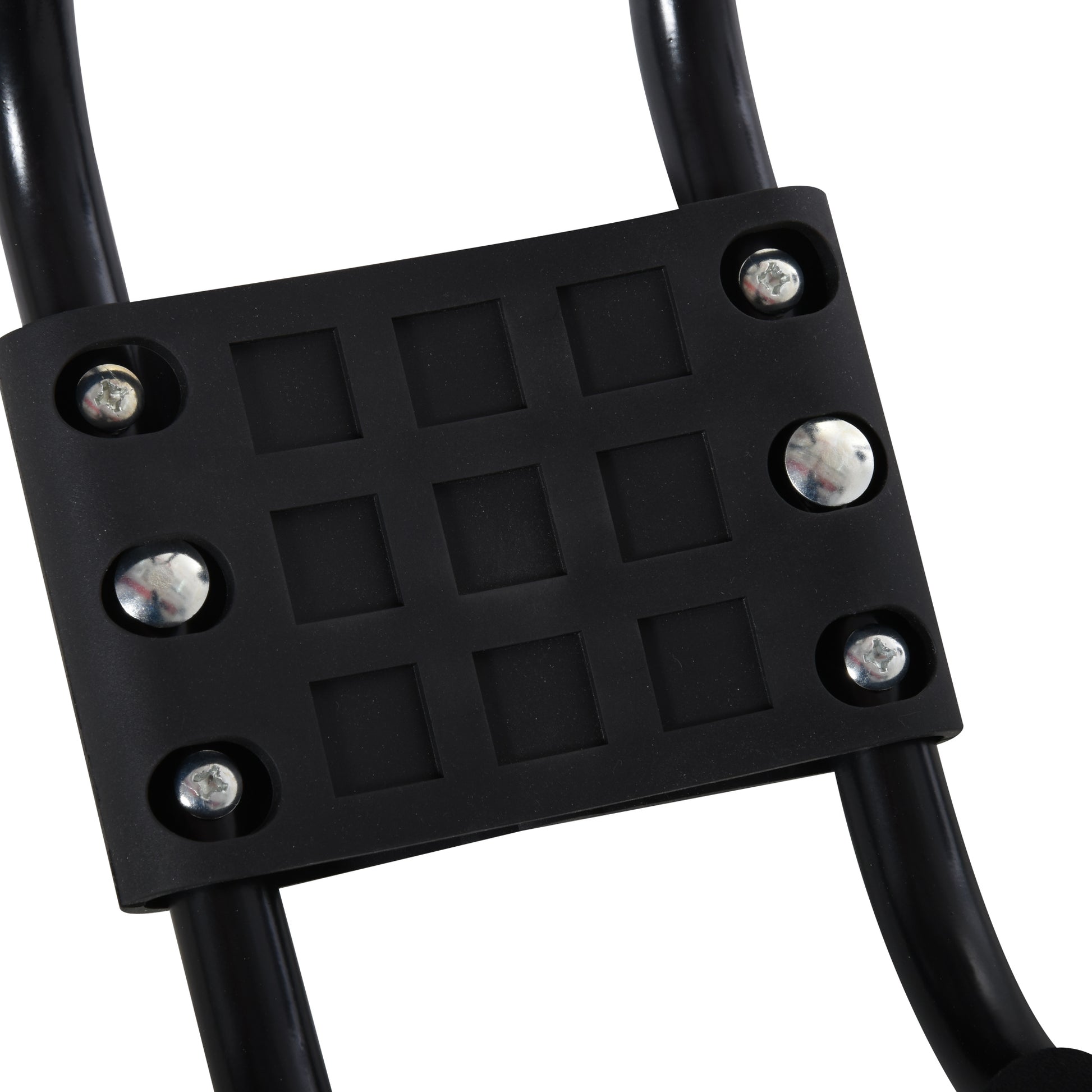 Set of 2 Kayak Carrier Brackets with Universal Roof Rack Mount for Canoes and Paddleboards, Black, 46x16.5x47cm