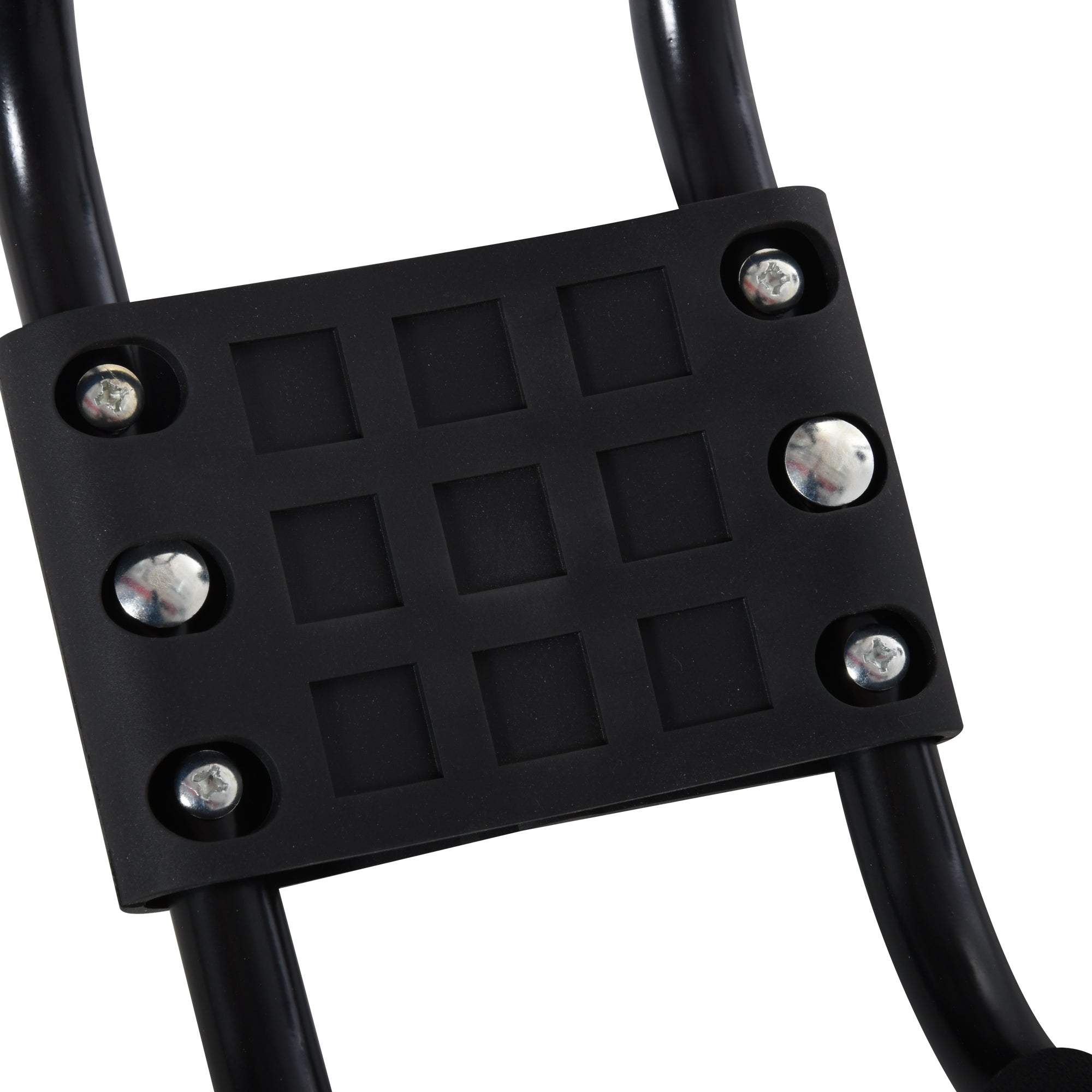Set of 2 Kayak Carrier Brackets with Universal Roof Rack Mount for Canoes and Paddleboards, Black, 46x16.5x47cm