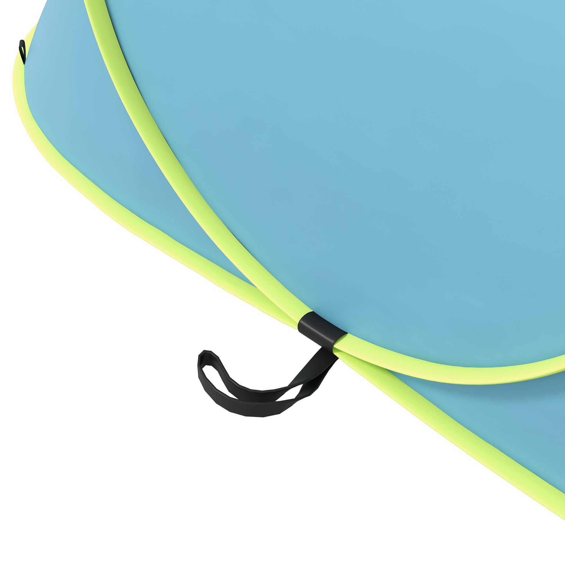 2-3 Person Pop-Up Camping Tent Portable Waterproof 2000 mm with Window for Camping Fishing Hiking 245x148x105 cm Blue