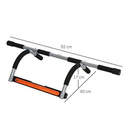 Pull-Up Bar for Door Frame Without Screws, Pull Up Bar Load Capacity up to 110 Kg Chin-Up Bar with Non-Slip Handles, Door Bar, Home Workout Equipment