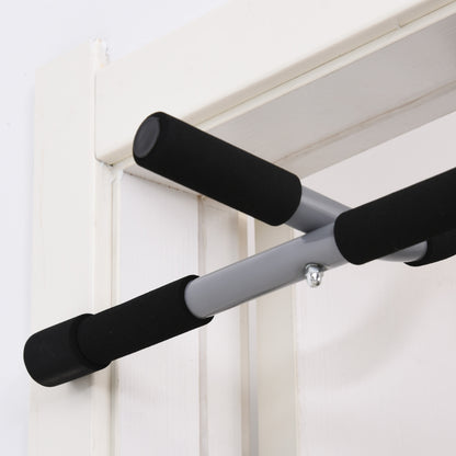 Pull-Up Bar for Door Frame Without Screws, Pull Up Bar Load Capacity up to 110 Kg Chin-Up Bar with Non-Slip Handles, Door Bar, Home Workout Equipment