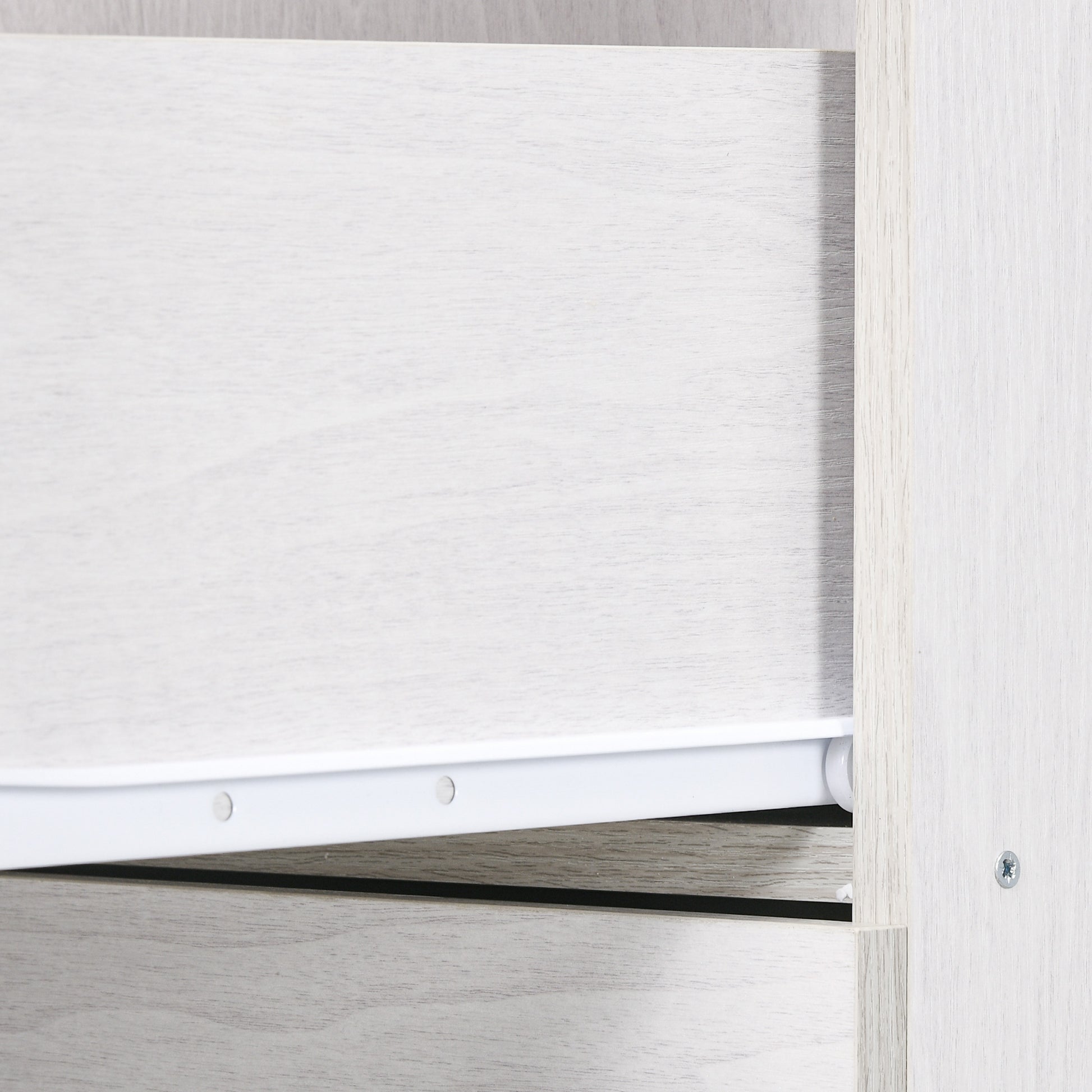 Office Filing Cabinet with 4 Drawers, Office Drawer Unit with Lock and Keys for Letter/A4 Size, Vertical Storage Cabinet for Home, 40x42x131 cm, White
