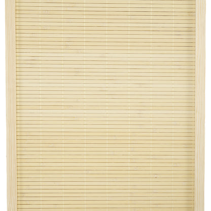 Bamboo Indoor Room Divider 4 Panels 180 x 180 cm Foldable Room Separator - Natural
