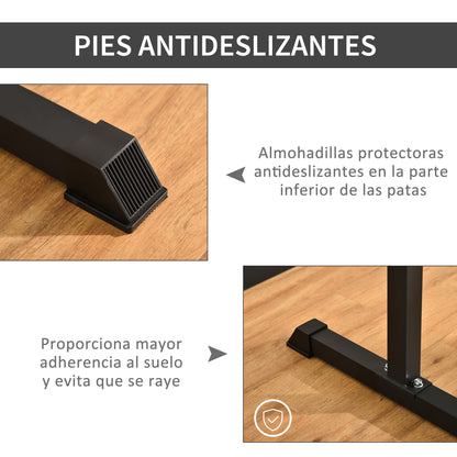 Dip Bars Weightlifting Station for Training Chest Abdominals and Back with Maximum Weight of 120 kg 104x70.5x122 cm Black