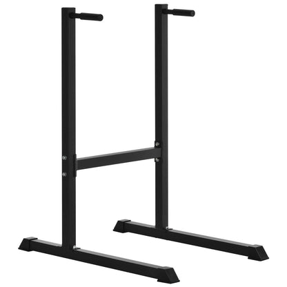 Dip Bars Weightlifting Station for Training Chest Abdominals and Back with Maximum Weight of 120 kg 104x70.5x122 cm Black