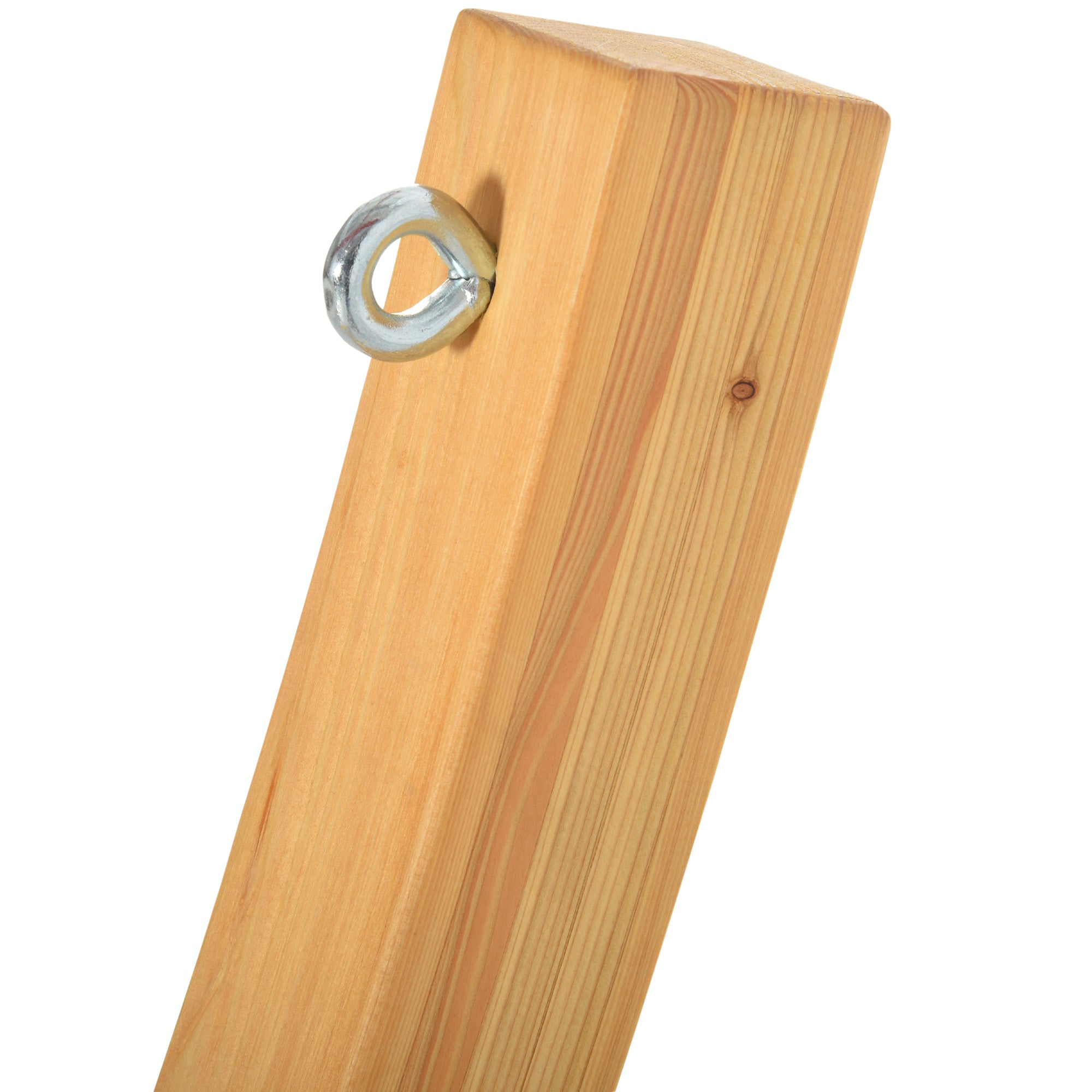 Wooden Hammock Stand 325x120x118 cm Hammock Frame Max Load 120 kg for Garden Terrace Indoors and Outdoors Natural