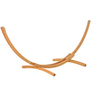 Wooden Hammock Stand 325x120x118 cm Hammock Frame Max Load 120 kg for Garden Terrace Indoors and Outdoors Natural