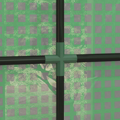 Film Greenhouse, Greenhouse, Greenhouse with Two Doors, Windproof Tomato House with Side Window, UV Protection for Garden, PE, Green, 200 x 80 x 200 cm