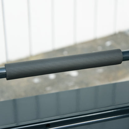 Toolbox Tool Chest 5 Compartments Foldable Steel (SPCC) Dark Green 56 x 20 x 41 cm