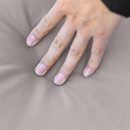 Rattan Reclining Garden Lounger S-Shaped Lounger with 2 Wheels Adjustable Backrest in 5 Positions and Removable Cushion for Patio Terrace 207x70x70 cm Light Gray