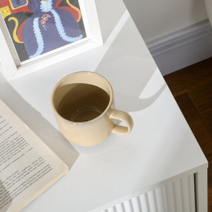 Nightstand with 2 Drawers Bedside Table Side Table with Metal Legs for Living Room Bedroom 40 kg Load Capacity 40x40x47 cm White