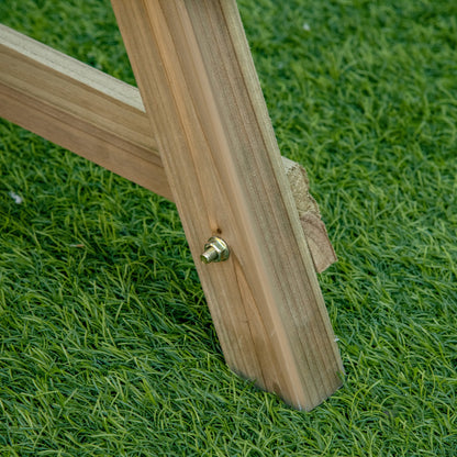 3-Tier Wooden Vertical Planter Box with Non-Woven Fabric and Drainage Holes Urban Garden for Plants Pots Flowers Garden 71x61x77 cm Natural