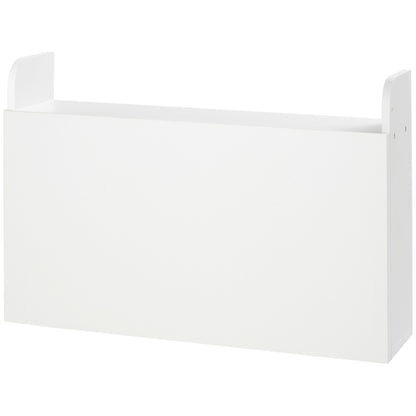 Wall-Mounted Folding Desk Computer Desk with Shelf - 77 x 20 x 51 cm