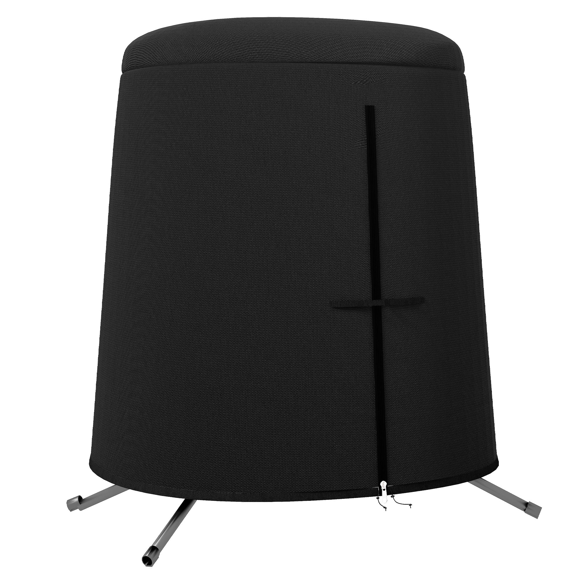 Hanging Chair Cover Outdoor Waterproof Protective Cover with UV Protection Tarpaulin for Hanging Basket Rocking Chair Hanging Chair 300D Oxford Ø196 x 230H cm