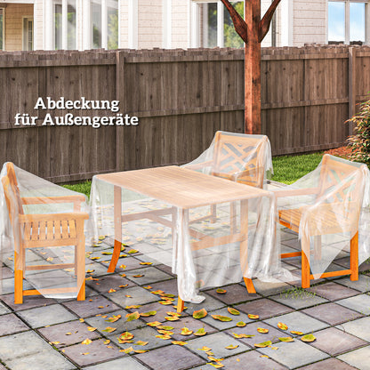 Greenhouse Film 8x10 m Waterproof Garden Cover with UV Protection, Extra Thick Tear-Resistant Plastic Film, Cover for Greenhouse Film Tunnel, Tunnel Film for Outdoor Area Transparent