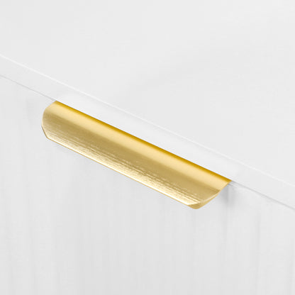 Kitchen Buffet, Storage Cabinet, with 2 Doors, Adjustable Shelf, Raised Metal Legs, for Kitchen, Living Room, 60 x 40 x 80 cm, White