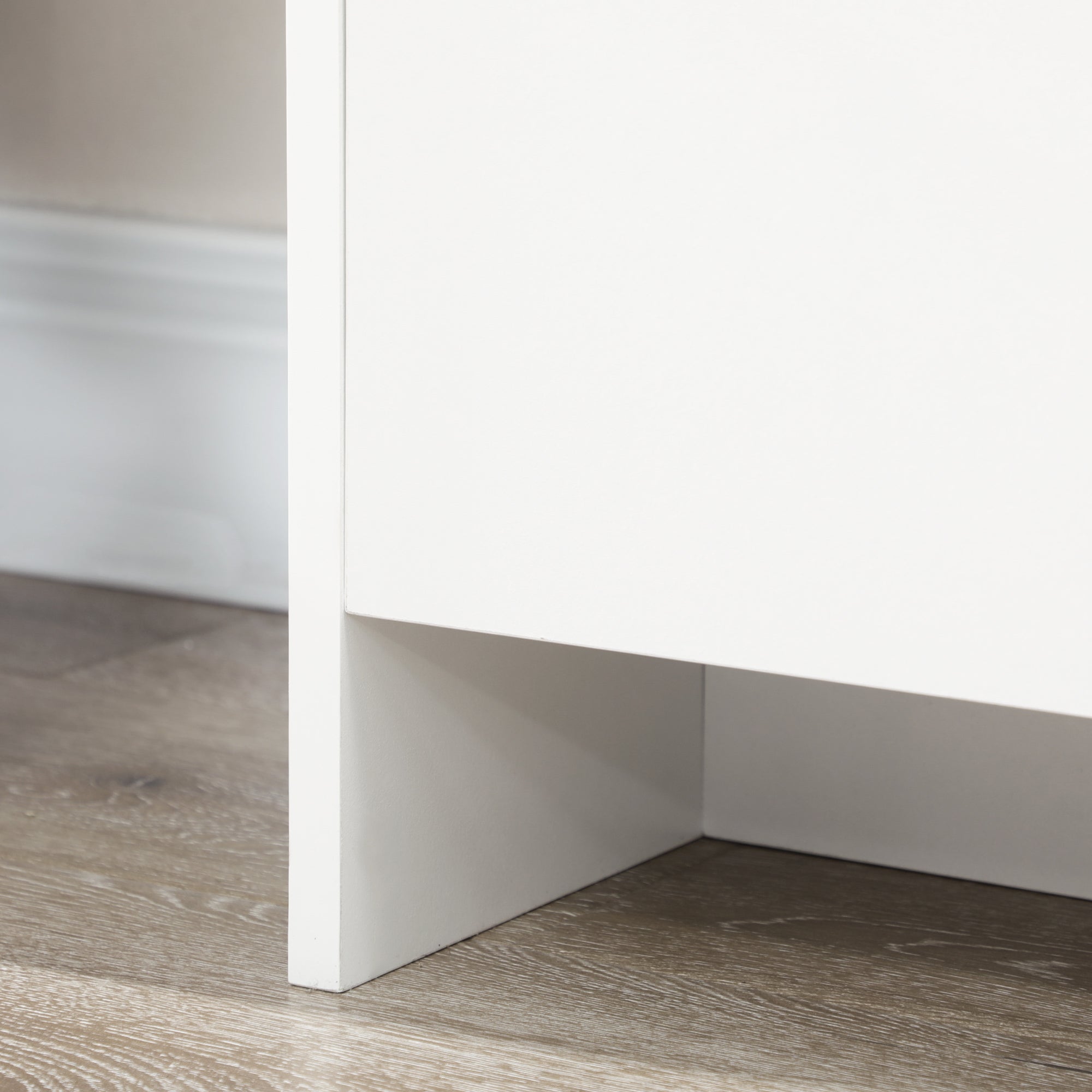 Modern Kitchen Sideboard Sideboard with 3 Doors Adjustable Shelves and Soft Close TV Stand 120x35x85 cm White