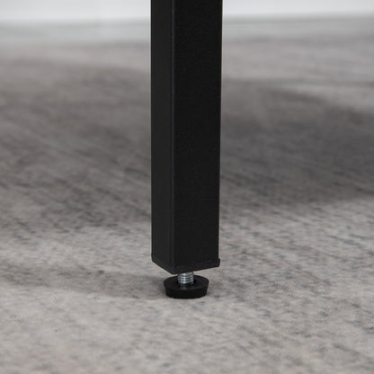 Upholstered Armchair, Accent Chair, Recliner with Linen Look, Dining Chair for Living Room, Bedroom, Gray, 64.5 x 70 x 83.5 cm