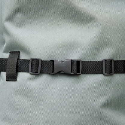 2-in-1 Cargo Trailer Shopping Trolley for Bicycle Trailer Transport Trailer with Connection Clamps for Bike Hitch 24.3 kg Max 55 L Alu+Oxford Gray+Silver 53 x 43 x 110 cm