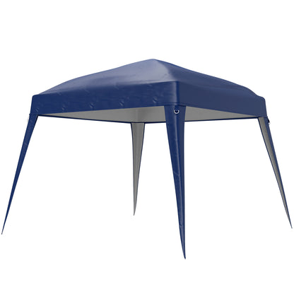 Replacement Canopy Cover for 3 x 3 m (base) / 2.4 x 2.4 m (top) folding gazebo, UPF50+ sun protection, CANOPY COVER ONLY, dark blue