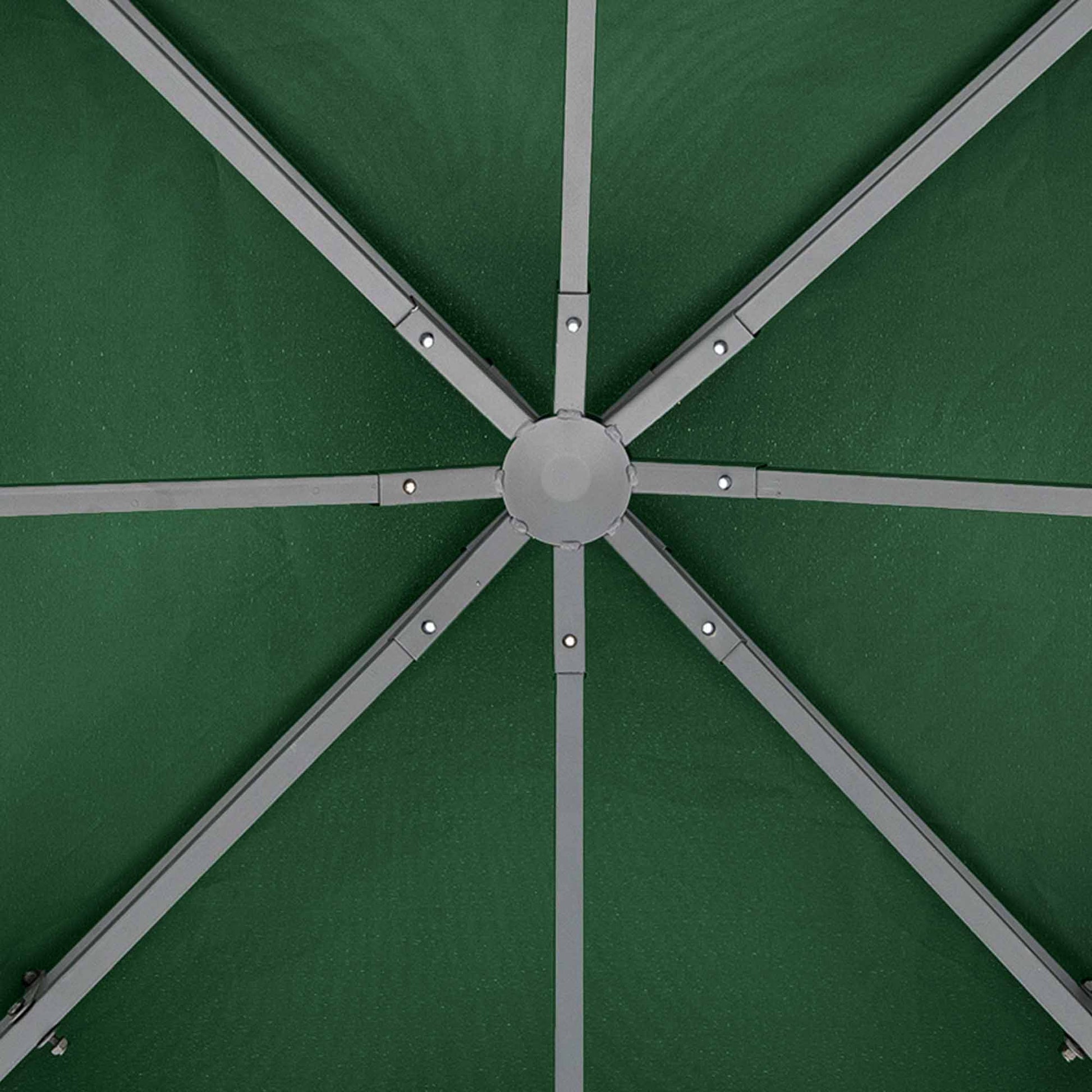 Replacement Roof for 3x3m Pavilion Water-Repellent Pavilion Roof for Metal Pavilion Pavilion Replacement Roof Garden Pavilion Party Tent Garden Tent Polyester Dark Green