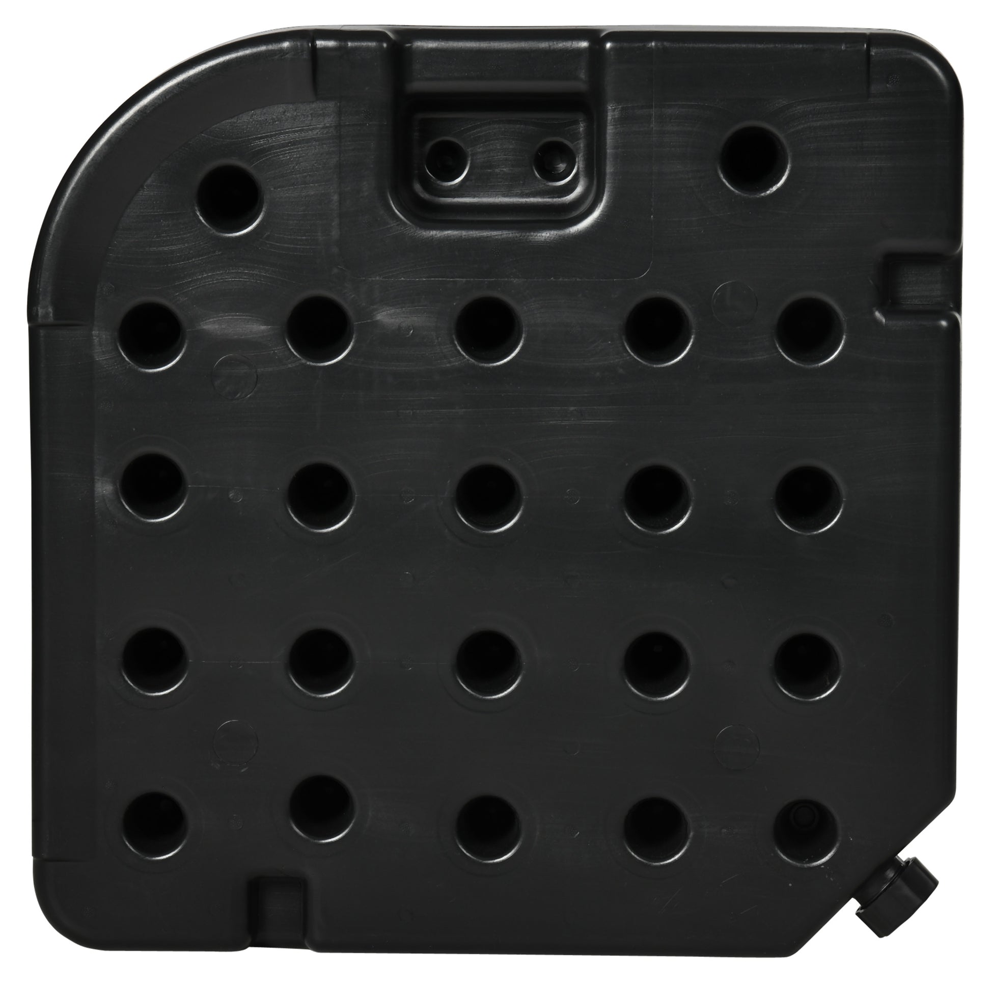 4-piece Umbrella Weight Weatherproof Umbrella Stand Weight for Offset Umbrella with Handle, Umbrella Weight Fillable with 80 kg of Sand or 60 kg of Water, HDPE, Black