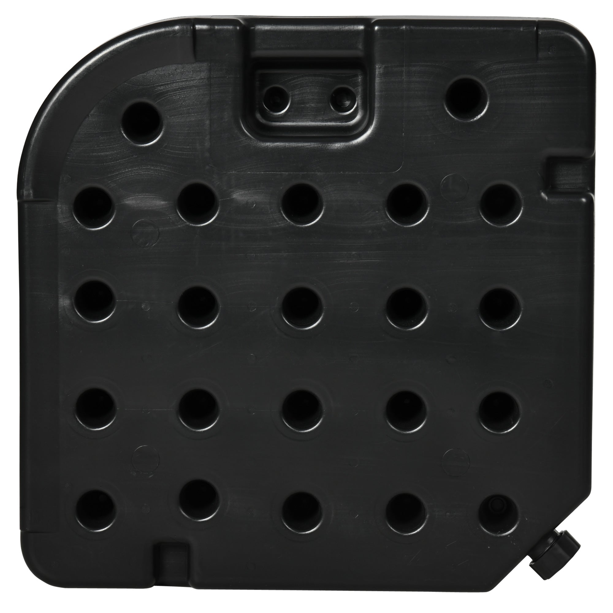 4-piece Umbrella Weight Weatherproof Umbrella Stand Weight for Offset Umbrella with Handle, Umbrella Weight Fillable with 80 kg of Sand or 60 kg of Water, HDPE, Black