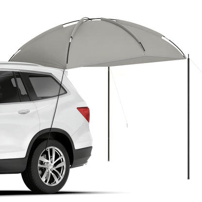 Waterproof Car Awning Tent, Rain Shelter, Sunshade, Lightweight Portable for Truck, Camper, 2.9 x 2.8 x 2.3-2.6m
