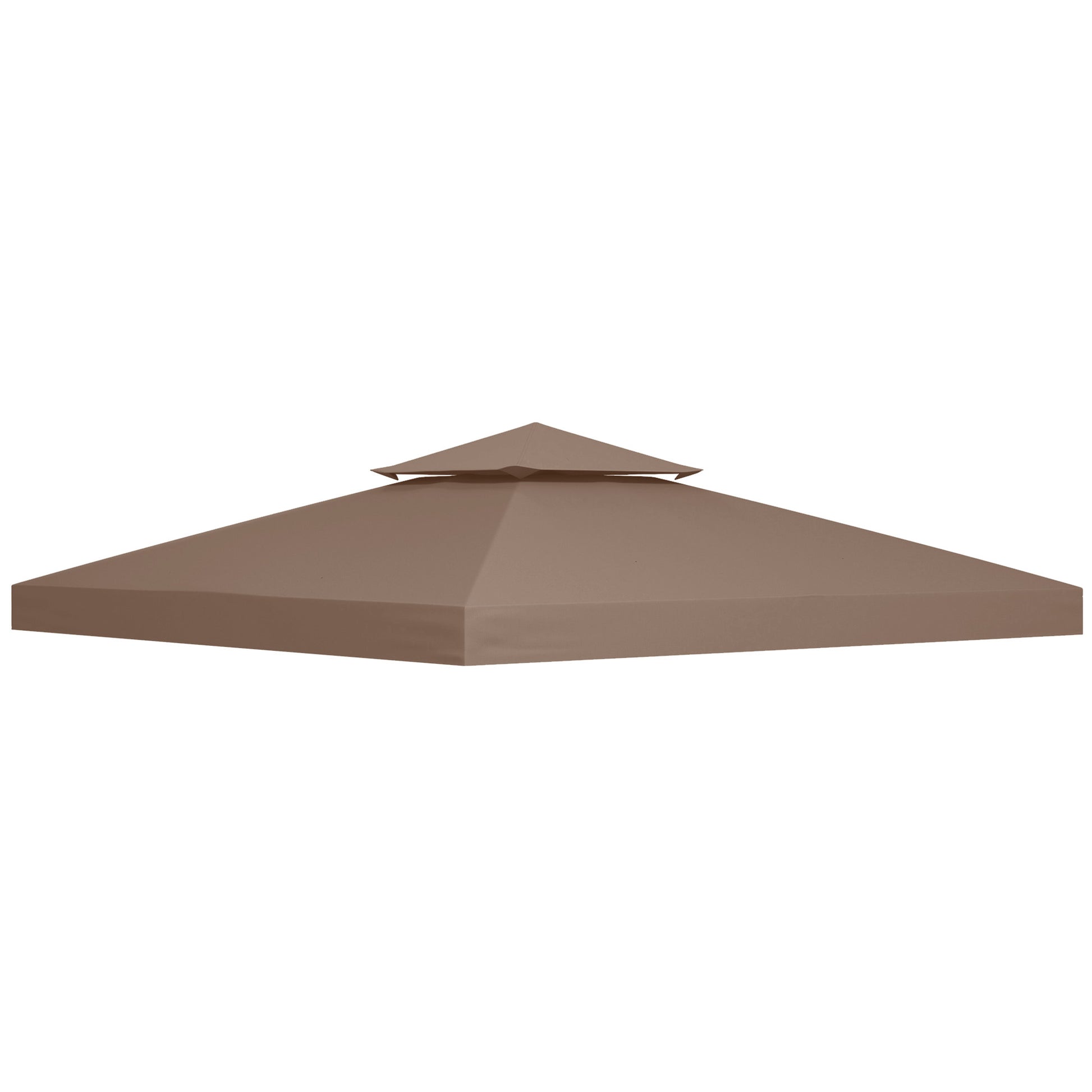 Replacement Roof for Pavilion 3x3m Water-Resistant Pavilion Roof for Metal Pavilion Pavilion Replacement Roof Garden Pavilion Party Tent Garden Tent Polyester Coffee
