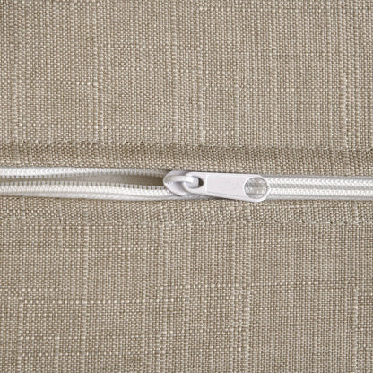 Living Room Chair with Ottoman Upholstered in Fabric Modern Armchair with High Backrest Armrests Removable Pillow for Bedroom 67x69x100 cm Gray