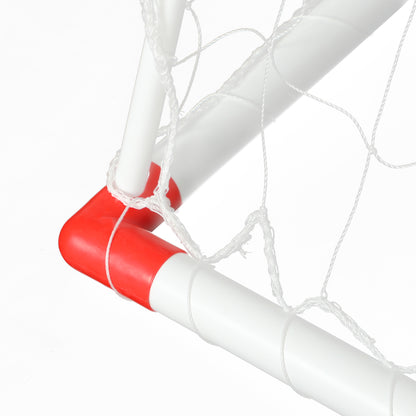 Children's Outdoor Handball Goal, 5 Target Zones, Inflatable Handball, Pump, U-Shaped Ground Pegs, Lightweight Frame