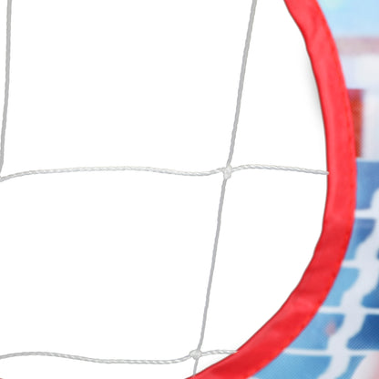 Children's Outdoor Handball Goal, 5 Target Zones, Inflatable Handball, Pump, U-Shaped Ground Pegs, Lightweight Frame