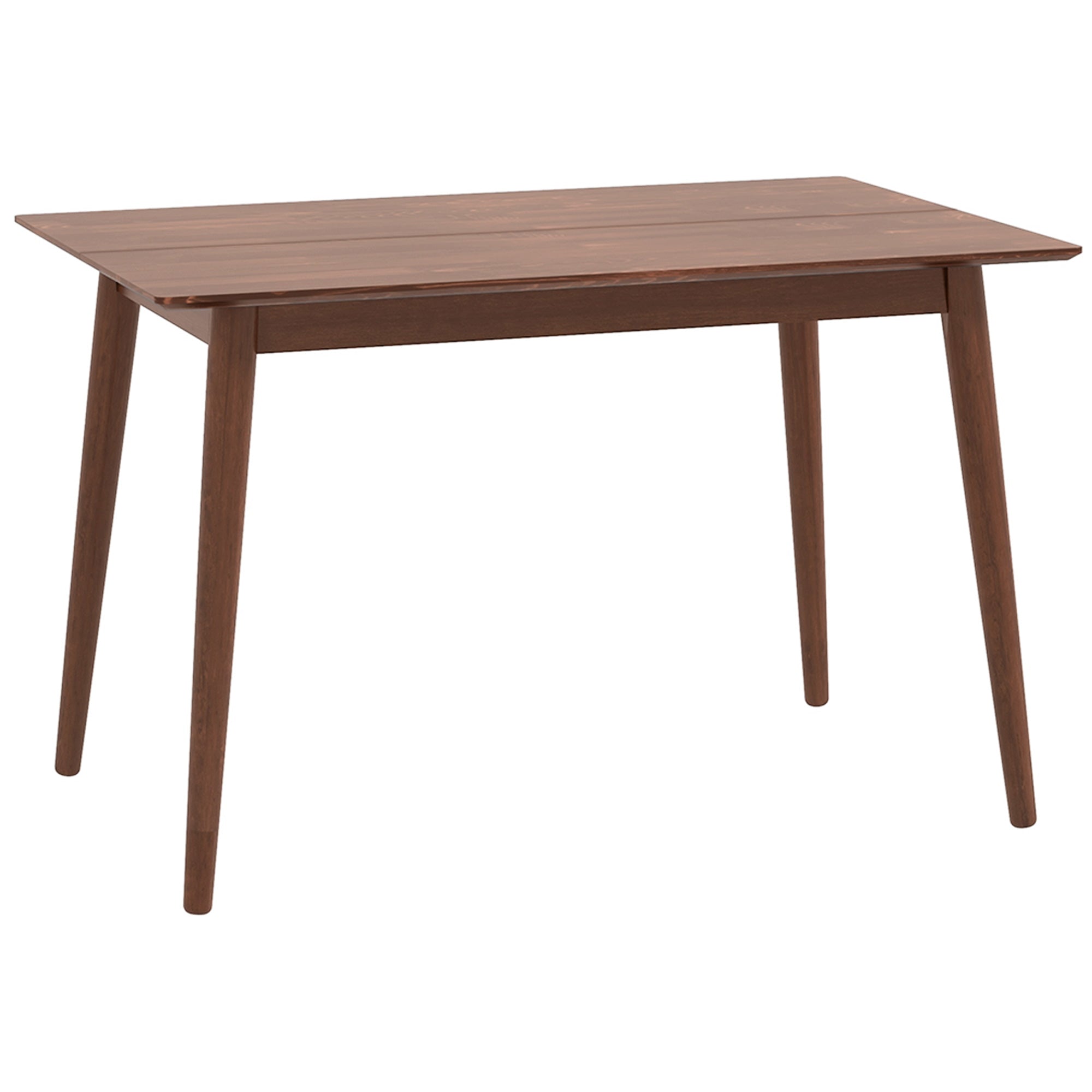 Dining Table Kitchen Table Design with Large Tabletop for 4-6 Persons Made of Wood 120L x 75W x 76H cm