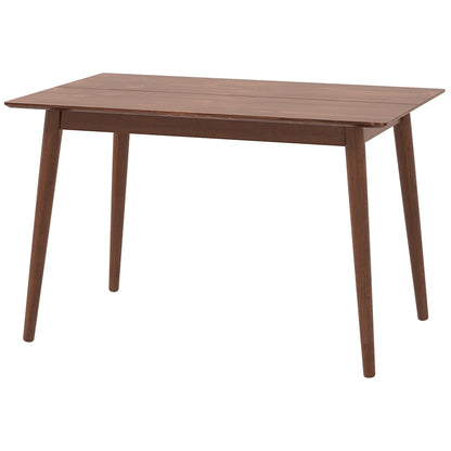 Dining Table Kitchen Table Design with Large Tabletop for 4-6 Persons Made of Wood 120L x 75W x 76H cm