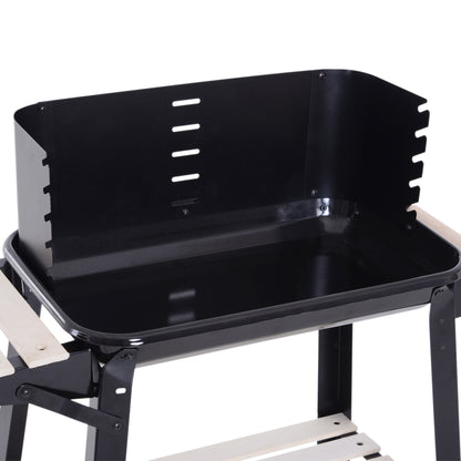 Charcoal Barbecue Grill BBQ Picnic Outdoor Garden Camping 83x46x87 cm