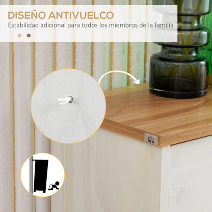 Modern Shoe Cabinet Narrow Shoe Rack with 3 Folding Drawers for 12 Pairs of Shoes and Adjustable Shelf for Hallway Entryway 70x23.5x122 cm White