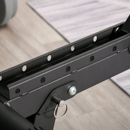 Weight Bench Foldable Workout Bench with Adjustable Backrest in 6 Positions Abdominal Bench for Complete Fitness Training at Home Gym Load 150 kg Black