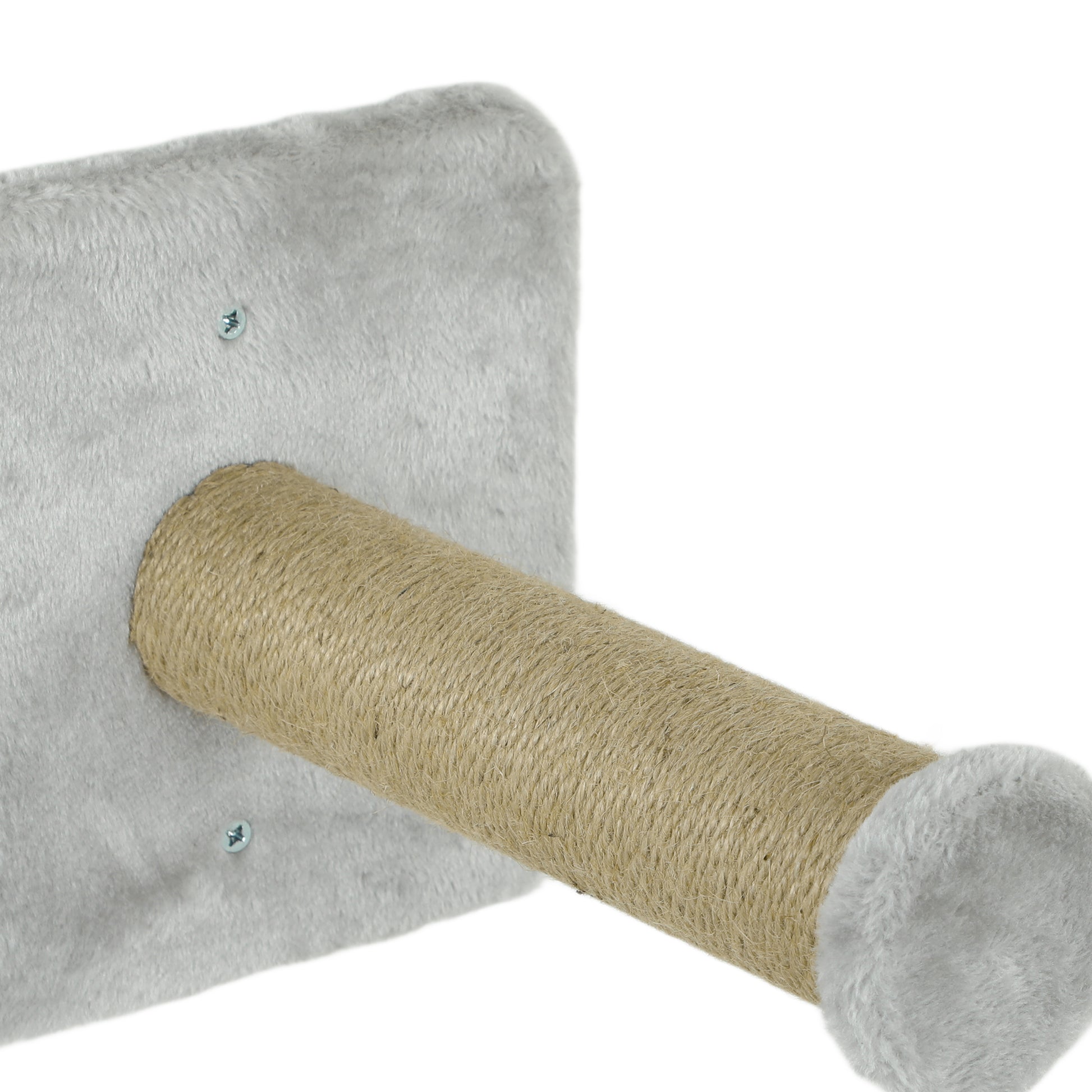 Cat Climbing Wall 5-Piece Cat Climbing Wall Set with Scratching Posts, Hammock, Jumping Platform, Wall Scratching Post, Climbing Cat Tree Cat Furniture for Cats up to 5 kg, Light Gray