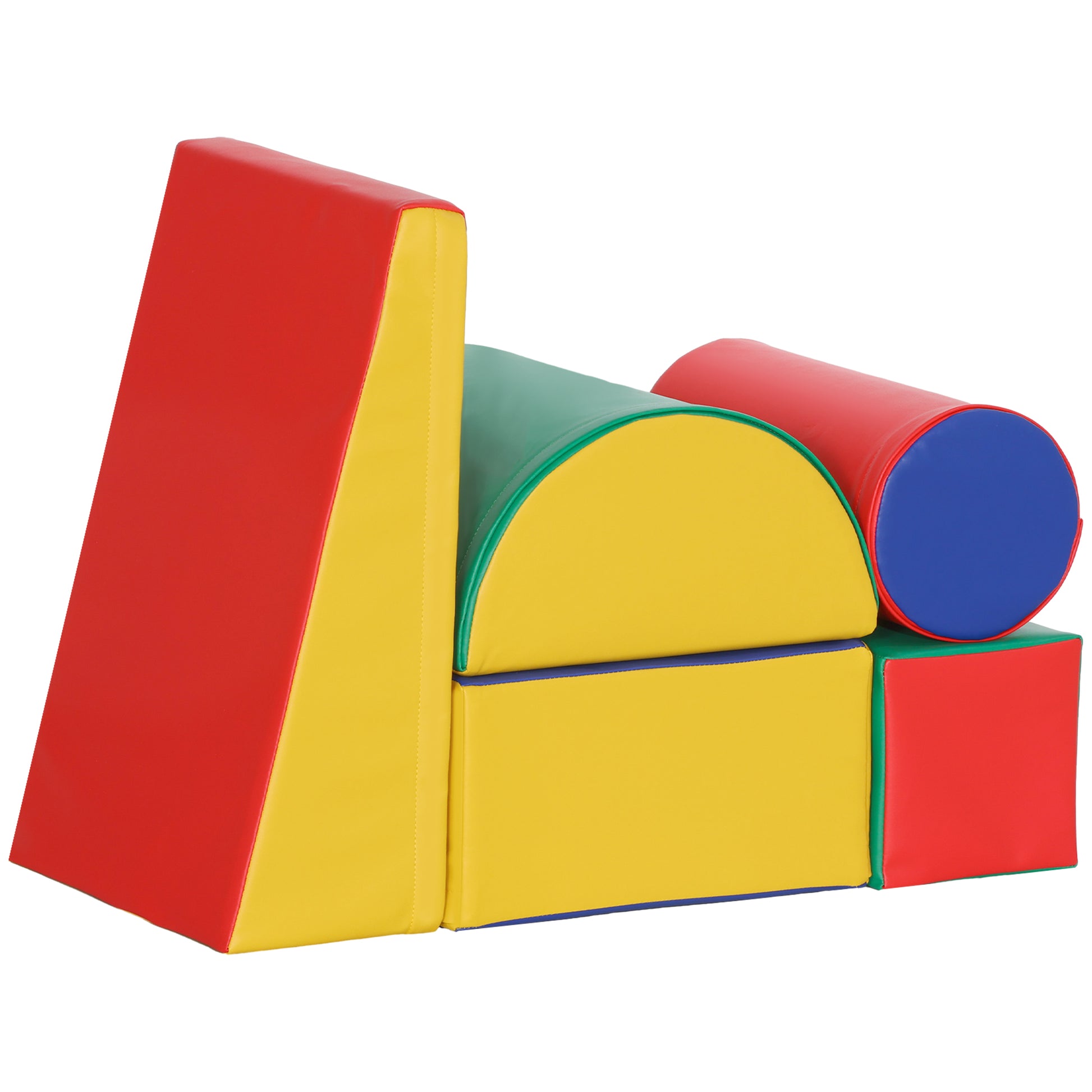 5 Piece Foam Building Blocks Kids Soft Blocks Climbing Building Bricks Soft Foam Blocks Giant Blocks Foam Block Set Building Blocks for Baby & Toddlers Multicolor