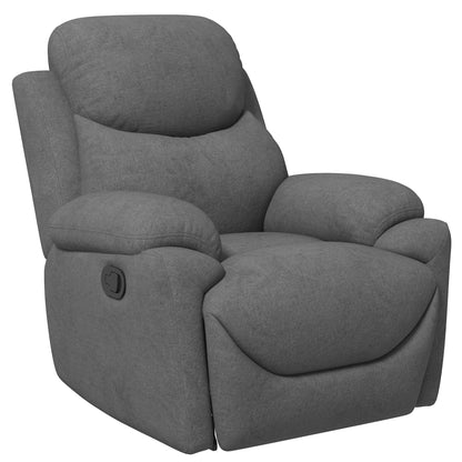 Relax Armchair Single Sofa Recliner 150° Adjustable TV Armchair Reclining Chair TV Chair with Sleeping Function for Living Room Linen Gray 93 x 88 x 102 cm