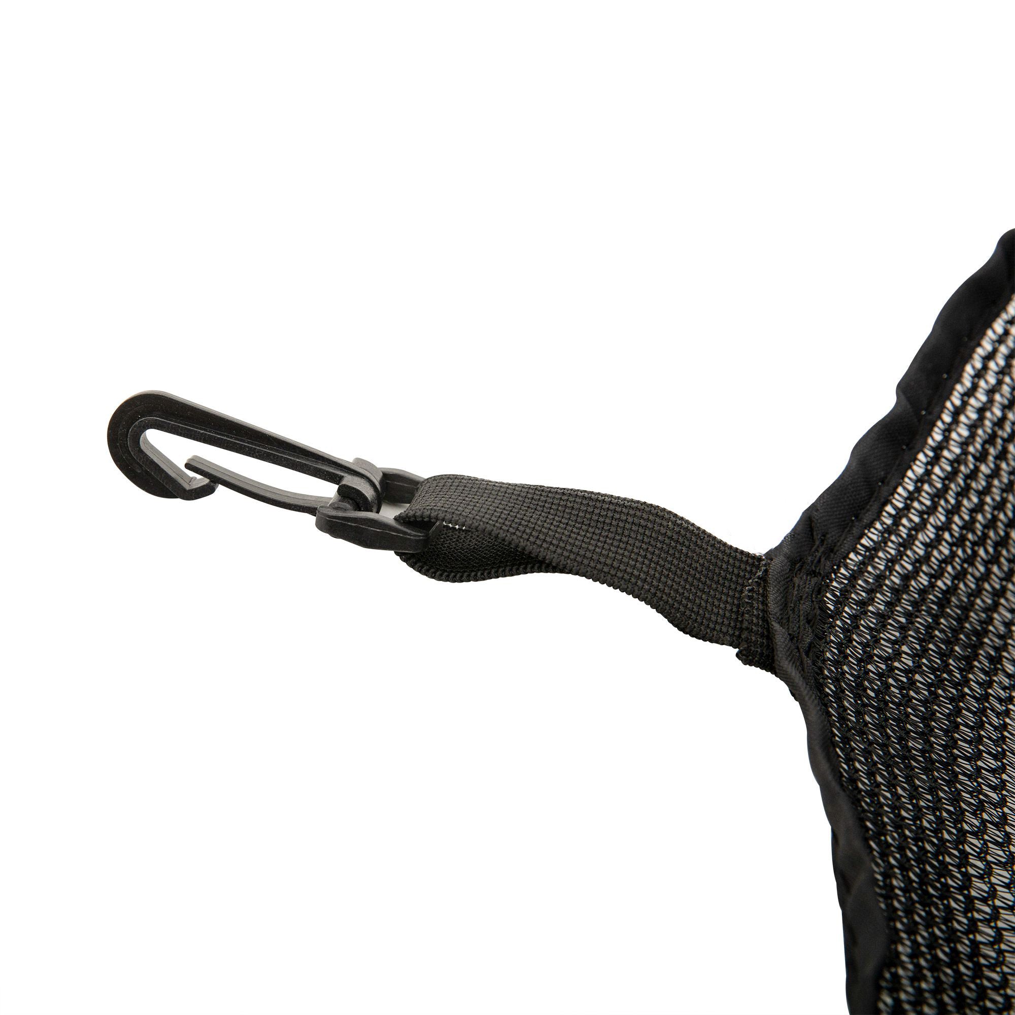Replacement Safety Net for Ø305 cm Round Trampoline with Zippered Door for 6 Straight Poles Ø305x180 cm Black
