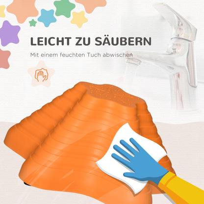 Balance Stones for Children 11 Pieces Non-Slip Stackable Balancing Stones for Promoting Balance Coordination, River Stones 3-8 Years Stepping Stones for Indoors Outdoors